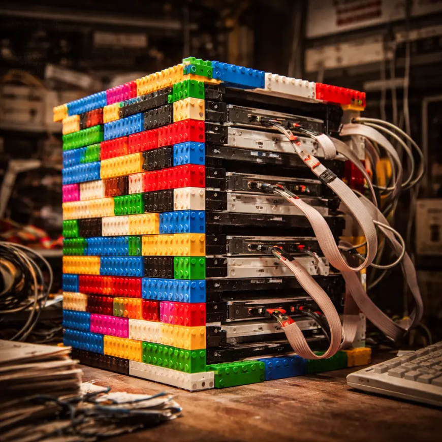 L'innovation naît des briques : pourquoi le premier serveur de Google était fait de LEGO